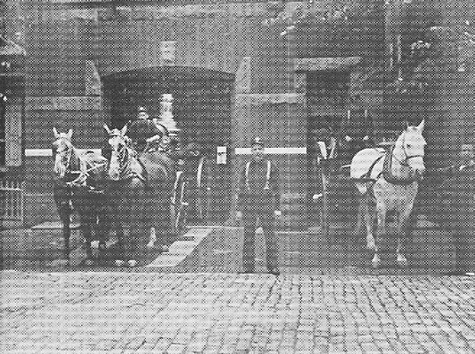 Engine Company 4, 1896 — Clapp & Jones Second Class Steamer; Button Hose Carriage