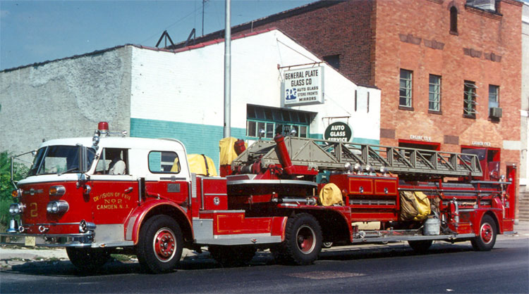 Ladder Co. #2, 1967 American LaFrance 900 series, 100-foot Tiller Ladder