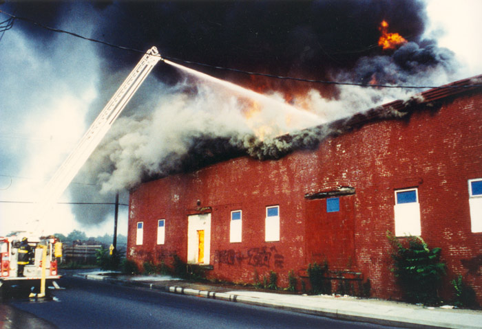 Ladder 2 at 6th Street and Atlantic Avenue fire — late 1980s or early-mid 1990s