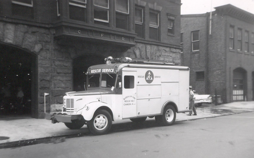 Rescue Company 1, 1954 Diamond Reo, July 1960