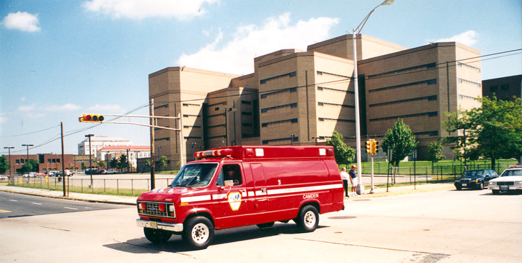 1988 Ford Ambulance converted by the Apparatus Shop for the Fire Marshal's Office