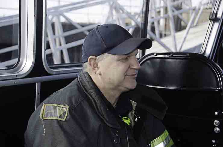 Howard Bennett in turnout gear, November 28, 2013