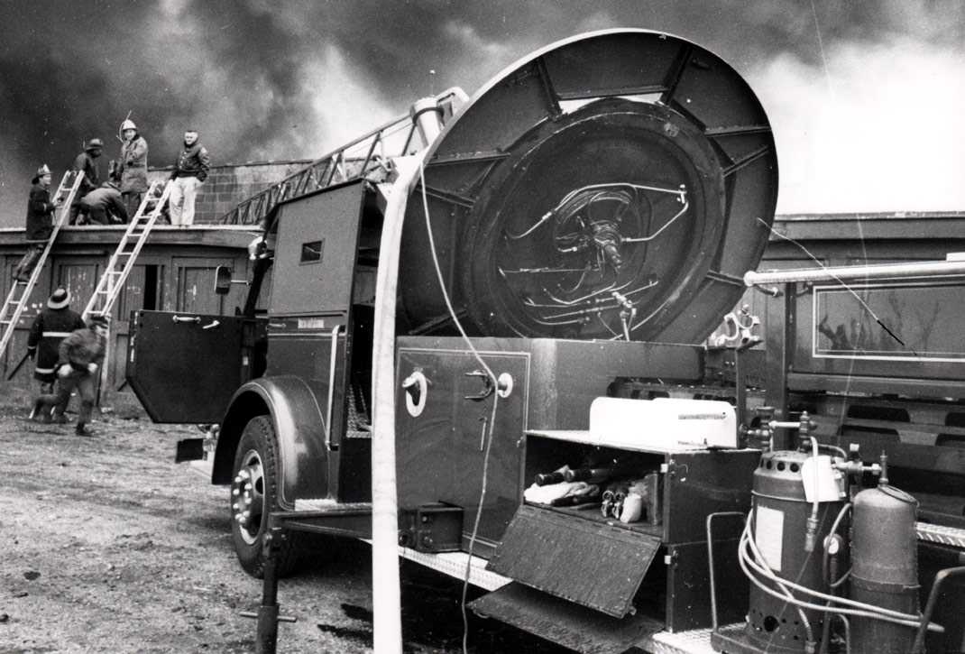 John R. Evans Leather Company fire, December 19, 1971
