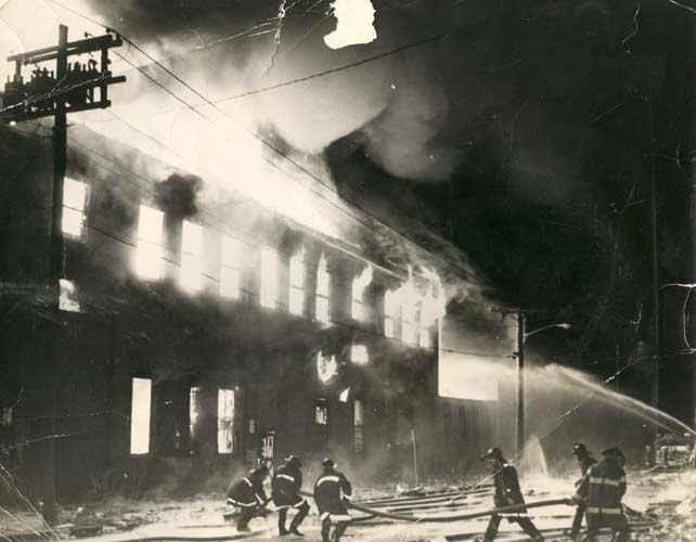 John R. Evans Leather Company fire, December 19, 1971