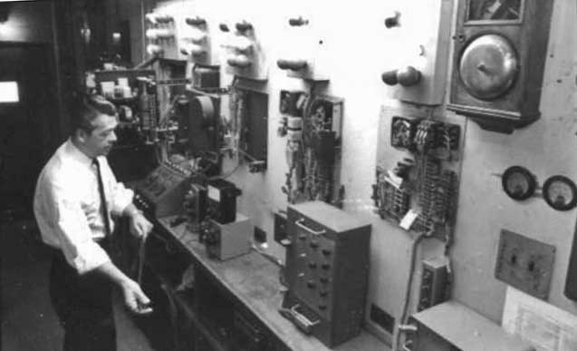 Mike Speno in the test panel room
