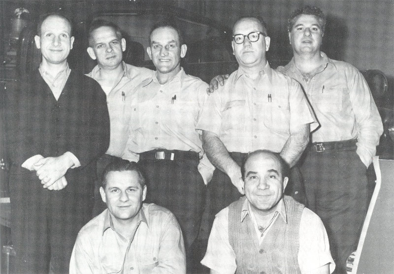 Engine Company 3 and the 3rd Battalion in quarters, 1813 Broadway, South Camden, 1956