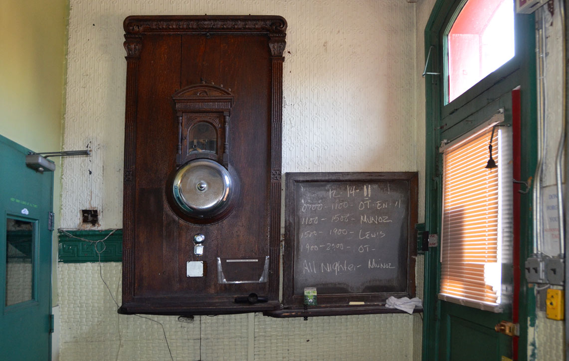 Engine Company 11 firehouse interior, December 14, 2011