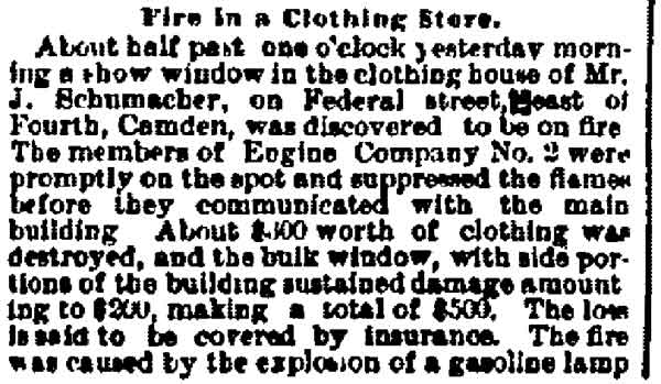 Philadelphia Inquirer, December 19, 1881, Engine Company 2