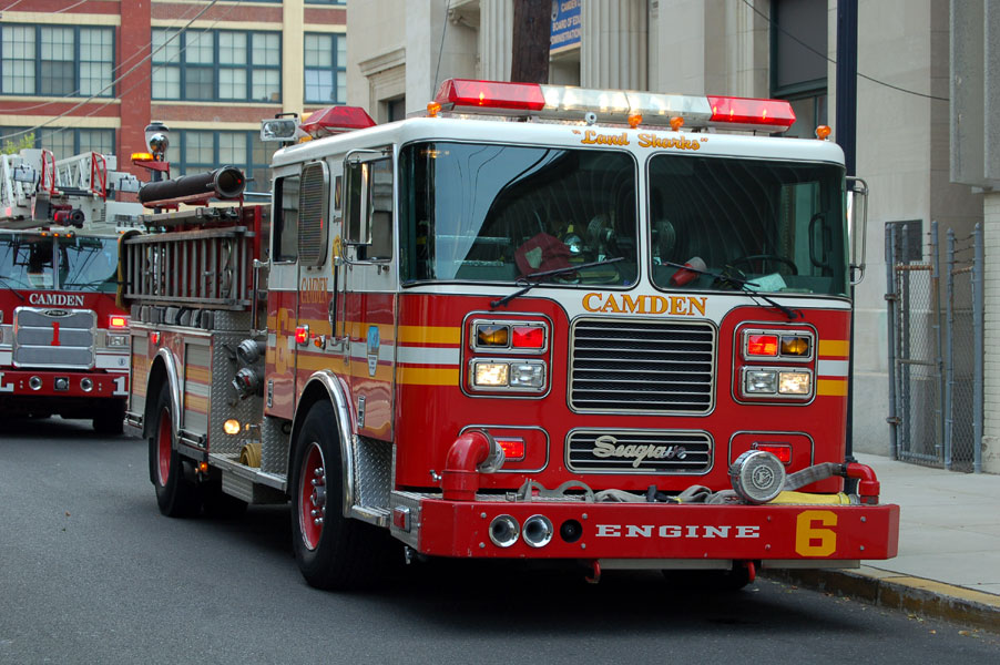 Board of Education Building fire, Front and Federal Streets — July 6, 2010 — Engine Company 6