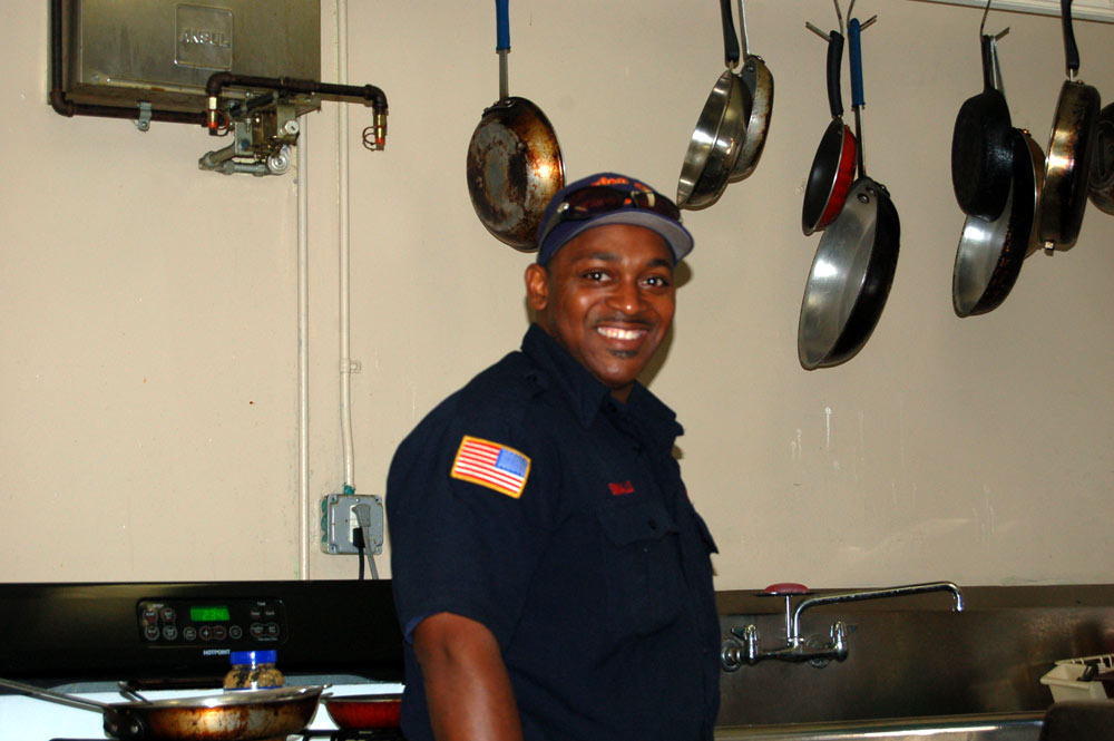 Firefighter David A. Smalls, Squad Company 7 100th anniversary, July 1, 2010