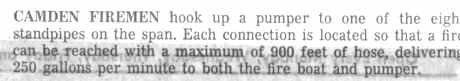 Fire prevention clipping caption, 1963