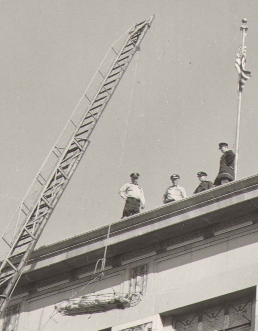 Fire Prevention Week lobby display, U.S. Post Office, 1963