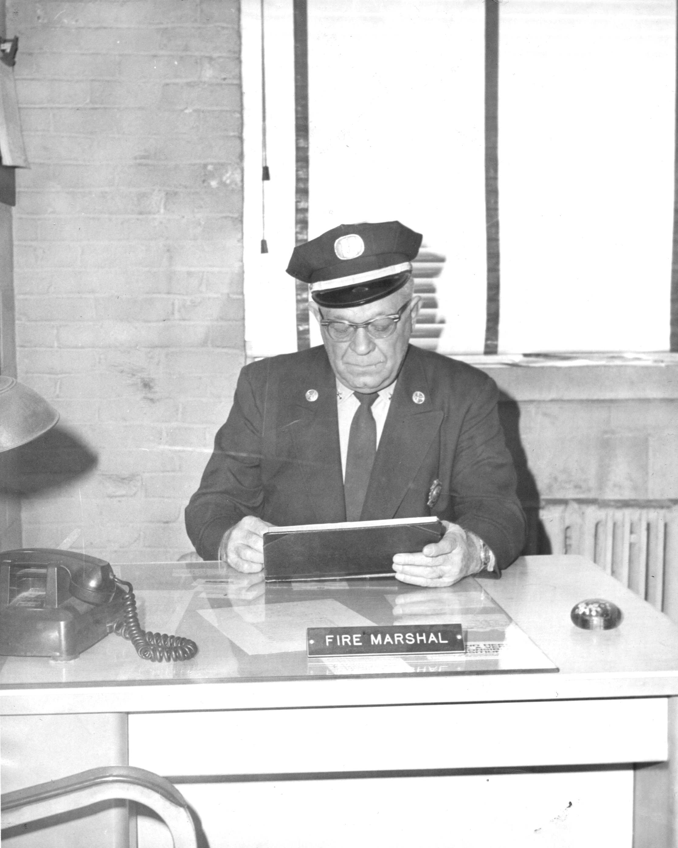 Acting Chief Fire Marshall Anthony W. Bretschneider, 1967