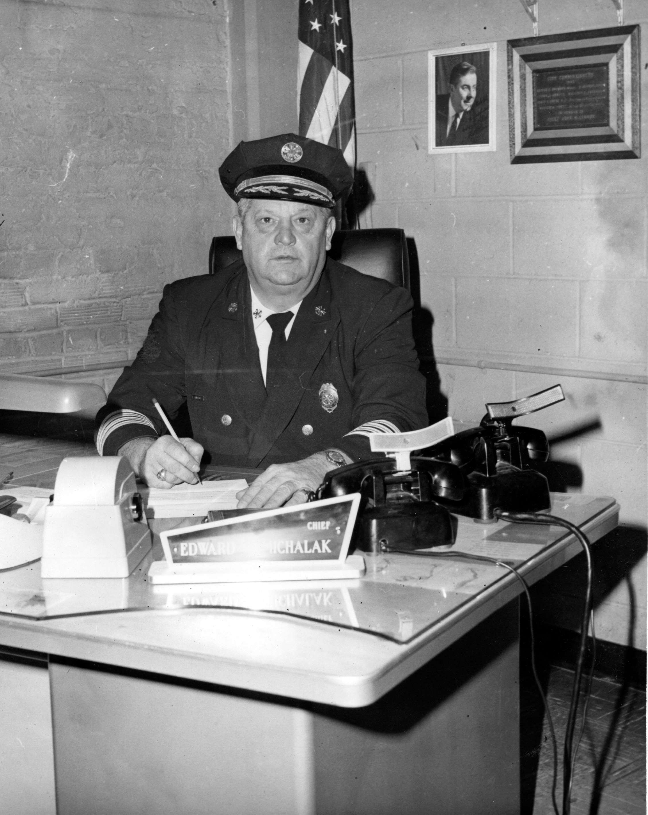 Chief of Department Edward V. Michalak, 1967