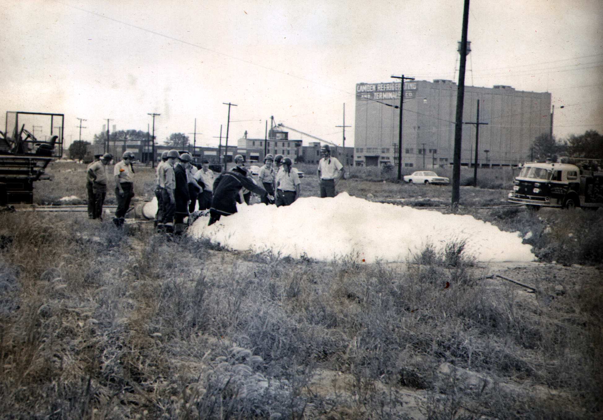 Foam generator demonstration, 1968, photo 4