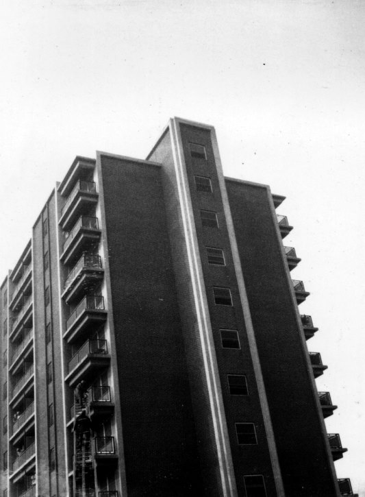 Ladder Company 3 at Kennedy Towers, 1968, photo 2