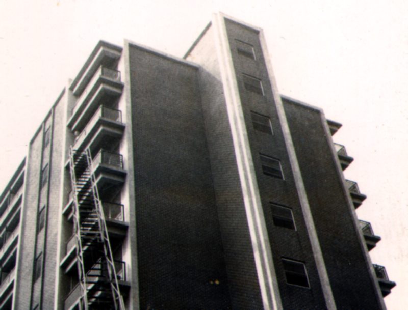 Ladder Company 3 at Kennedy Towers, 1968, photo 3