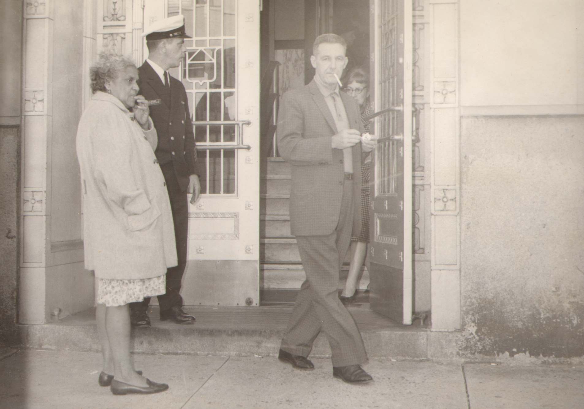 Camden Fire Department post office fire prevention, 1966, photo 1