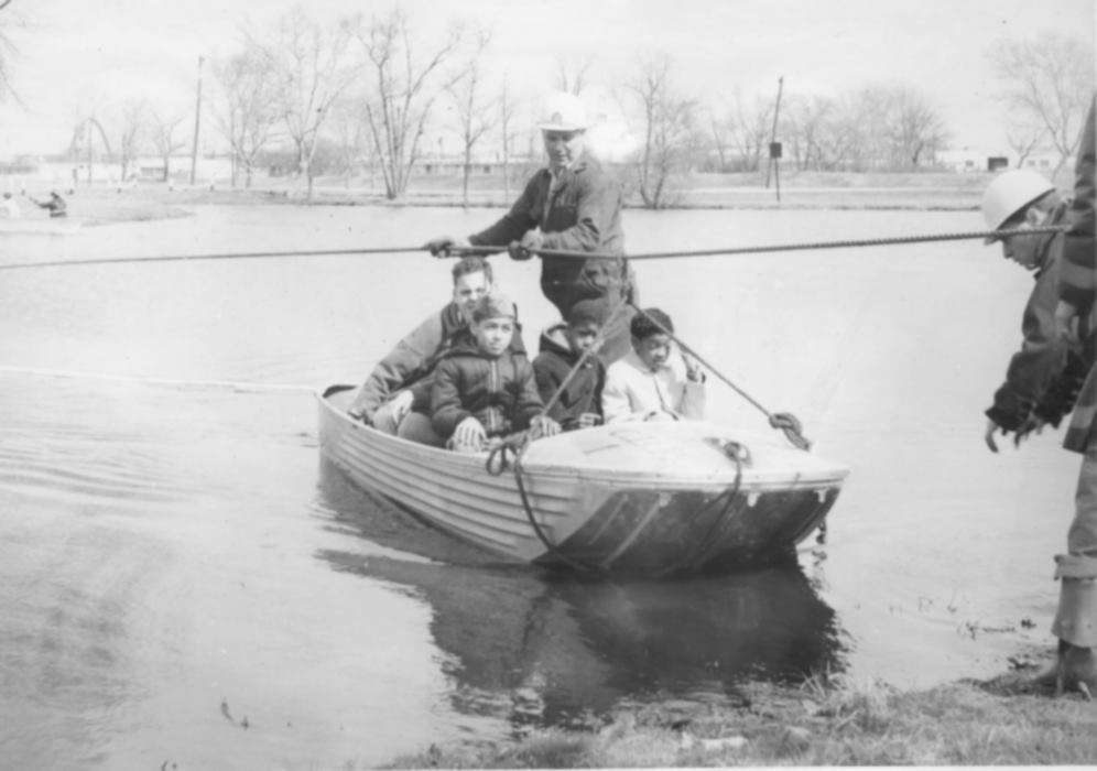 Water rescue, 1968, photo 1