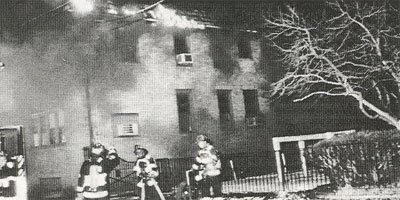 Feb. 19, 1996, heavy fire at a day care center at North 27th and Arthur Streets, 3-alarm blaze