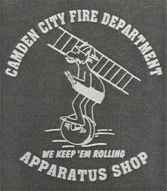 Camden City Fire Department Apparatus Shop logo