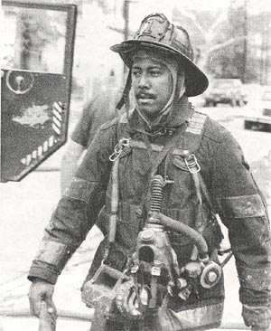 Rescue Company 1 mop-up operations at 2816 Garfield Avenue, November 20, 1990
