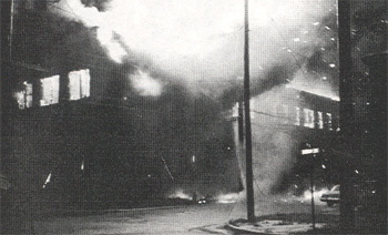 May 7, 1996, 3-alarm fire at old PSE&G Building at Locust and Spruce Streets