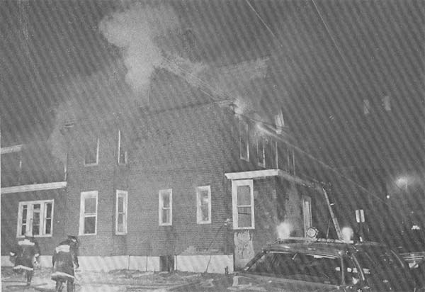 Camden fire scene — Fire Watch Magazine, Spring 1977