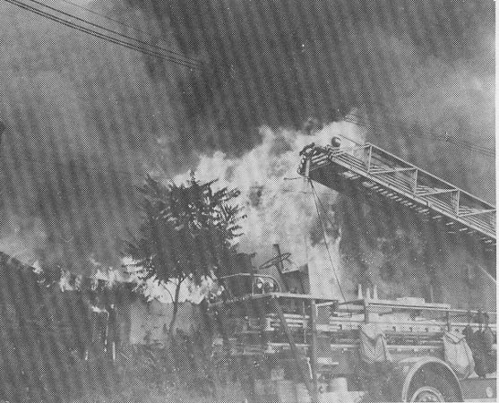 Camden fire scene — Fire Watch Magazine, Spring 1977