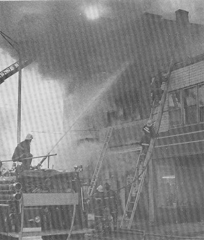 Camden fire scene — Fire Watch Magazine, Spring 1977