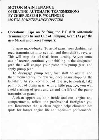 Camden Fire Department — Fire Watch Magazine, Spring 1977, page 17