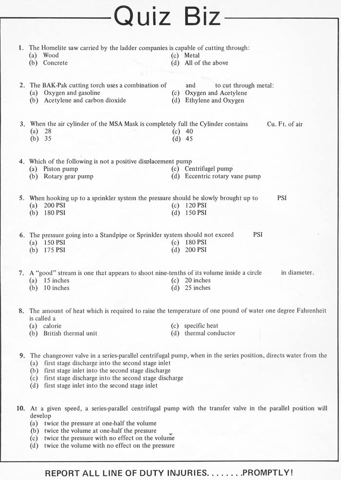 Camden Fire Department — Fire Watch Magazine, Spring 1977, page 18