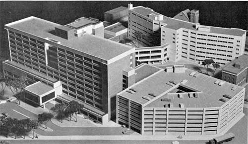 Architect's conception of the completed Cooper Medical Center