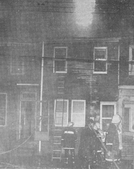 Broadway and Liberty Streets fire, May 20, 1977