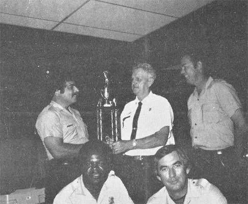 Mayor's Trophy presentation to Chief Edward Michalak, June 6, 1977