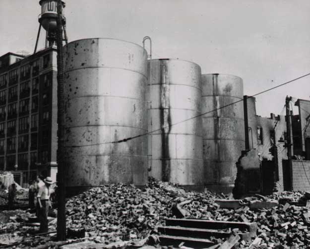 The morning after the Hollingshead fire, Camden, NJ, July 31, 1940 — from Colucci negative