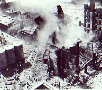 The morning after the Hollingshead fire — devastation near the point of origin, Camden, NJ, July 31, 1940