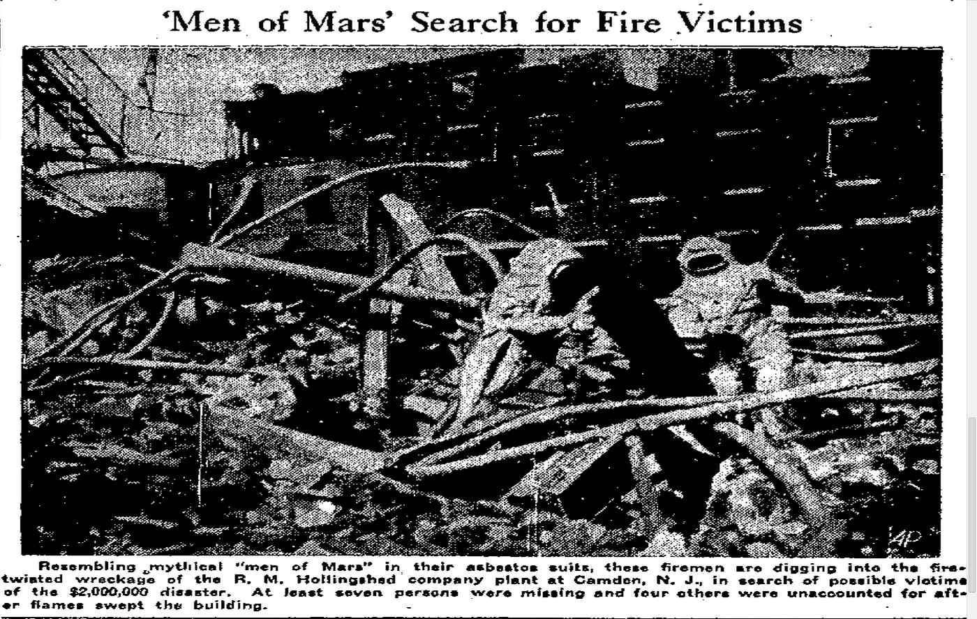 The Hollingshead fire — Baton Rouge Advocate, August 2, 1940