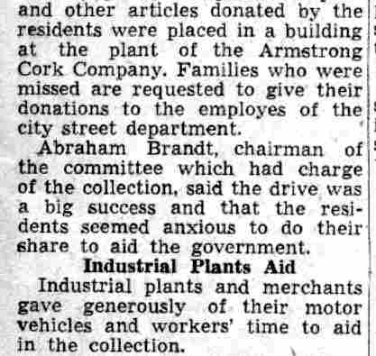 City Yields 10,000 Aluminum Articles continued — Camden Courier-Post, July 25, 1941