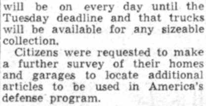 City Yields 10,000 Aluminum Articles continued — Camden Courier-Post, July 25, 1941