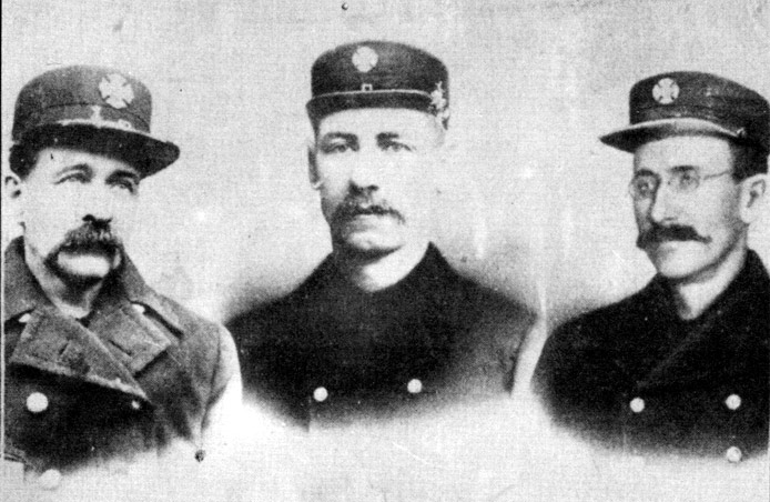 Heroes of the Armory Fire, Camden, N.J. March 16, 1906 — Jobes, Shields, Hillman