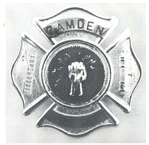 Fire Dispatcher's Hat Badge, Camden Fire Department
