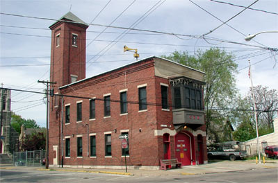 901 North 27th Street at corner (fire), May 2005