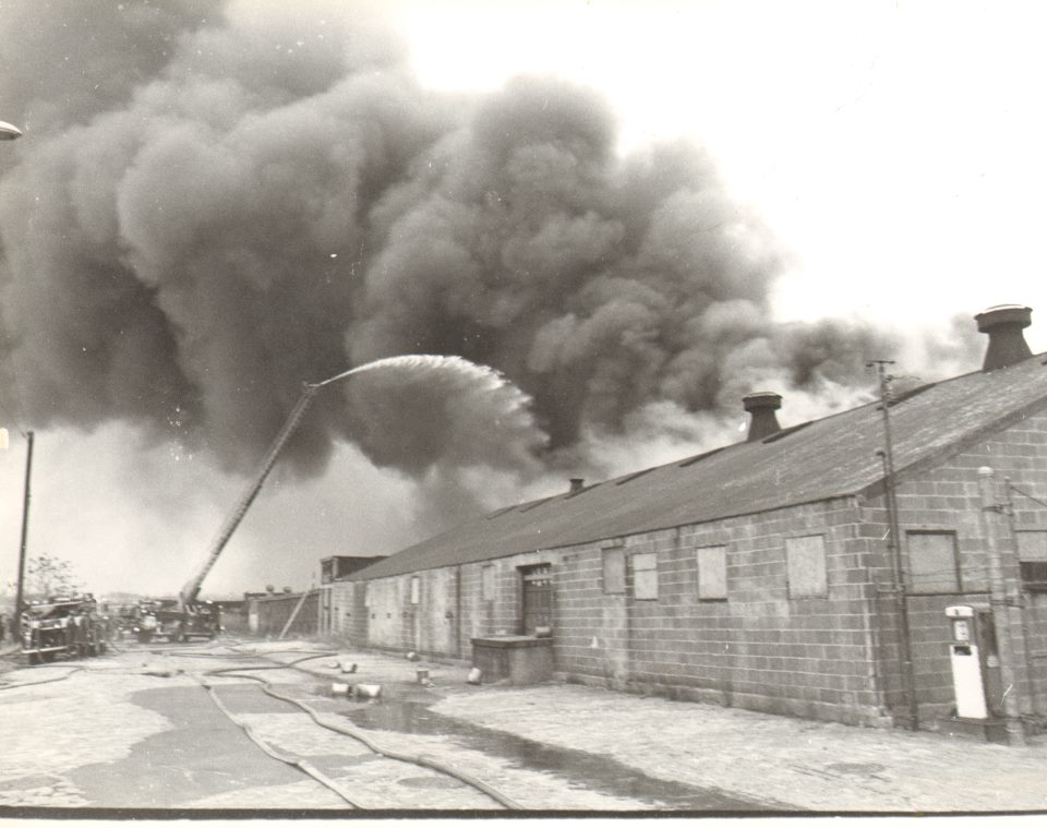 Fire at John R. Evans and Company, December 19, 1971 — Ladder Company 3