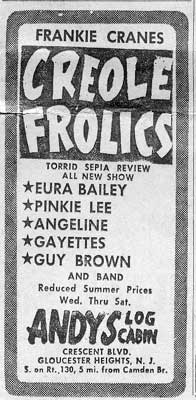 Andy's Log Cabin advertisement, June 10, 1960