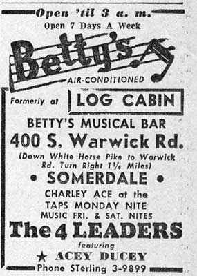 Betty's, Somerdale advertisement, June 10, 1960