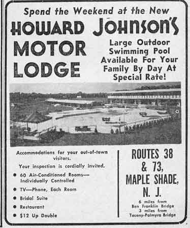 Howard Johnson's advertisement, June 10, 1960
