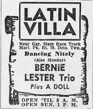 Latin Villa advertisement, June 10, 1960