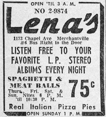 Lena's advertisement, June 10, 1960