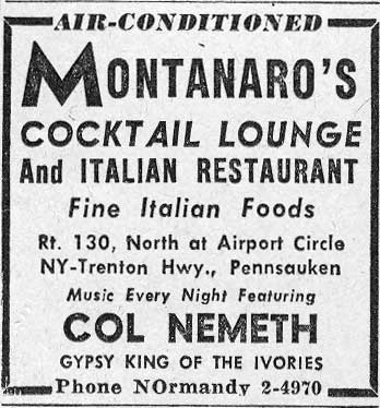 Montanaro's advertisement, June 10, 1960